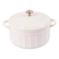 thumbnail image 2 of 304 Stainless Enamel Instant Noodle Bowl With Lid Double Layer Anti Scalding Binaural Design Student Dormitory Rice Bowl Portable Fast Cup, 2 of 9