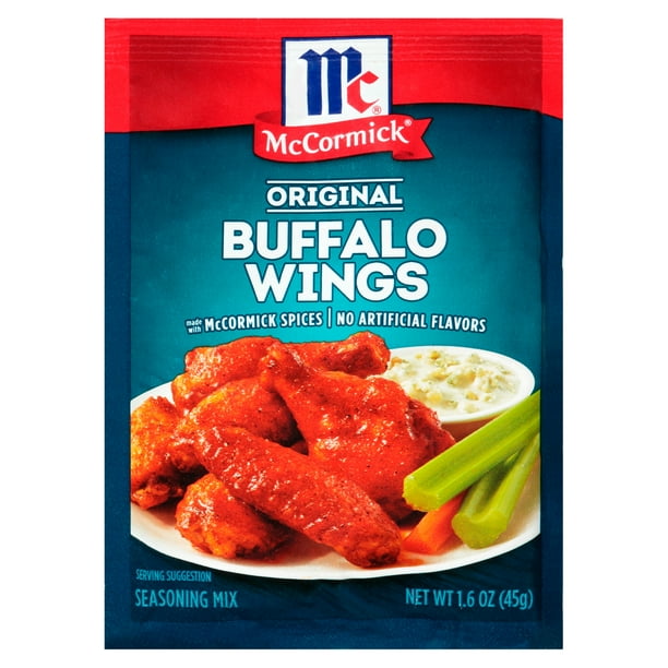 McCormick Original Buffalo Wing Seasoning Mix, 1.6 oz