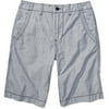 No Boundaries - Men's Stripe Flat-Front Shorts