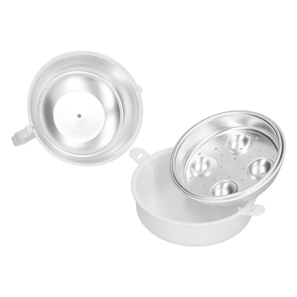 Egg Poacher, Microwave Heat Resistant Aluminum Inner White Egg Cooker Chicken-Shaped For Kitchen For Home
