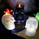thumbnail image 2 of Resin Molds Silicone, 2 Pcs Large Silicone Skull Epoxy Molds for Resin Casting Art Crafts, Candle Making, Home Decor, Pendants, Keychains (mold only), 2 of 5