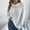 01 White, variant on Weiqiqre Women Blouses Fall Long Sleeve Crew Neck Cable Knit Oversized Sweater Top Casual Pullover Trendy Outfits