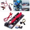 thumbnail image 4 of Adaptador de tarjeta gráfica pcie 1X a 16X perfke Cable USB rojo módulo extensor pcie, 4 of 9