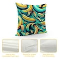 thumbnail image 4 of GOSMITH  Banana Pillow Covers,Decorative Throw Pillow Banana Fruit Pattern Sketch Style Pillow Cases Outdoor Indoor Square Cushion Covers for Home Sofa Couch Blue Yellow, 4 of 5
