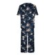 thumbnail image 5 of Conjunto de Verano para las Mujeres Impreso Cuello Redondo sin Mangas Y Pantalones, Casual Dos Piezas para las Mujeres, 5 of 5