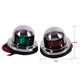 thumbnail image 5 of 1 Par 12V Bow LED Barco Luces de Navegación Kit, Marine Boat Yacht Light Led Rojo Verde, Pontones de Acero Inoxidable Luces de se?al de Navegación para Barcos EOTVIA No, 5 of 6