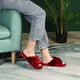thumbnail image 4 of Zapatillas de mujer Zapatillas de felpa Zapatillas cálidas Slide Fur Sanda Excelente Rendimiento ER017474WL, 4 of 5
