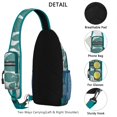 thumbnail image 3 of Crossbody Sling Backpack for Women Men Fishes Pattern Shoulder Sling Crossbody Casual Chest Bag for Travel Sports Running Hiking, 3 of 6