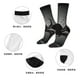 thumbnail image 5 of Balery Black Spiders Calcetas Largas con Estampado para Hombre y Mujer – Suaves y Transpirables, Talla Única (US 5-11), 5 of 6