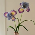 thumbnail image 5 of 2 Pcs Artificial Flowers, 29.13" Long iris Stem Flower, Faux Wedding Flower Bouquet Vase Floral Arrangement for Table Centerpiece Wedding Holidays Party Home Decor, 5 of 7