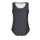 thumbnail image 5 of Puntoco Tops sin mangas para mujer Tops casuales de verano a la moda con cuello redondo holgados y estampados sin mangas para mujer, 5 of 5