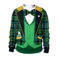 thumbnail image 1 of PMUYBHF Homme Hommes Chandails à Capuche Chandail Homme Printemps et Automne Grande Fleur Tout Imprimé Manches Longues Col Rond Sans Capuche Floral Tendance Mode Chandail de Base Chandail pour Hommes Sans Capuche avec Fermeture Éclair, 1 of 6