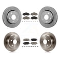 thumbnail image 1 of CMX Front Rear Disc Brake Rotors and Ceramic Pads Kit for Car Jeep Wrangler K8C-101031, 1 of 11