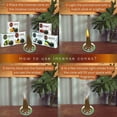 thumbnail image 2 of Trumiri Fruity Incense Cones - Variety Pack - Total 60 Cone Incense (6 Scents x 10 Conos) - Strawberry, Coconut, Pineapple, Apple, Mango, Orange - Cone Incense Scents - Insense Cones - Incent Cone, 2 of 5