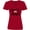 True Red, variant on Maine Coon Mama with Flowers and Arrow Women's V-Neck T-Shirt