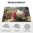 thumbnail image 3 of Wukai Colorful Axolotl Underwater for Microfiber Placemat, 18x24 Inch Kitchen Drying Mat for Countertops, Sinks, Drains, 3 of 7
