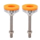 thumbnail image 2 of Pata De Tornillo Nivelador, 2 Piezas Pies De Tornillo Nivelador Grainflat Rosca M12 Resistencia A La Abrasión Antideslizante Para Fábrica Para Estante De Almacenamiento, 2 of 7