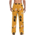 thumbnail image 2 of GZHJMY Black Cat Halloween Pajama Pants For Men, Men's Separate Bottoms, Small, Lounge Pants with Pockets, Christmas New Year Birthday Gifts, Small, Christmas New Year Birthday Gifts, Small, 2 of 7