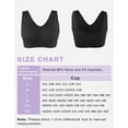 thumbnail image 3 of Seamless Sports Bras for Women 6 Pack,Wireless Bras Low Impact Sports Bra,Yoga Comfort Stretchy Bra with Removable Pads, 3 of 8