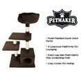 thumbnail image 5 of PETMAKER 4-Tier Cat Tower w/ Scratching Posts, Perches, and Condo - Brown, 5 of 8
