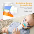 thumbnail image 3 of Máquina inhaladora de vapor, inhalador, atomizador de niebla fría para niños y adultos, uso doméstico, regalos, naranja, 3 of 5