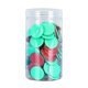 thumbnail image 1 of 100 fichas de bingo de matemáticas para contar con cubo de almacenamiento, material didáctico para el aprendizaje rojo verde, 1 of 9