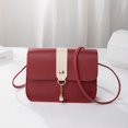 thumbnail image 3 of LHNFT Tote Bag for Women Mini Small Square Bags Pearl Shoulder Bag Soft Leather Buckle Lightweight Versatile Messenger Bag, 3 of 3