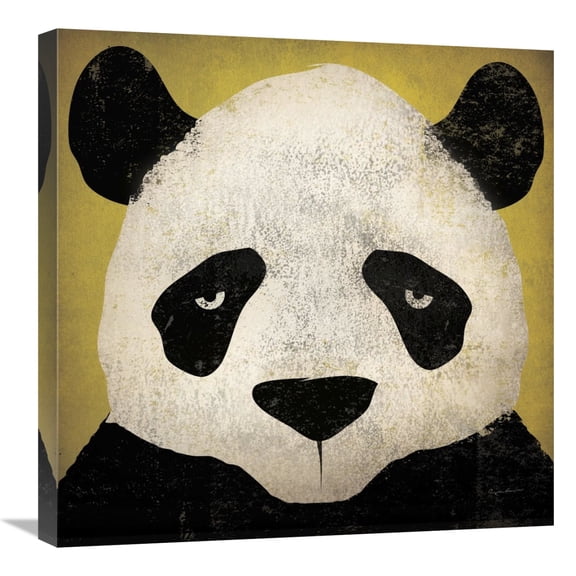Global Gallery's 'Panda Wow' By Ryan Fowler Stretched Canvas Wall Art