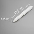 thumbnail image 3 of 1/3PCS White Toilet Paper Holder Spring Loaded Roller Replacement Plastic Toilet Tissue Roll Holder Insert In Bathroom Roller Black 3PCS, 3 of 5