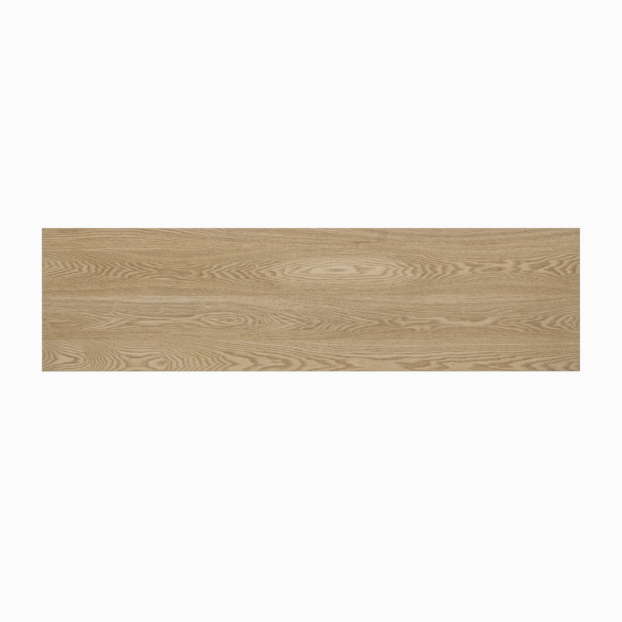 Harper & Bright Designs Wood Curved Console Table with Shelf , Modern Entryway Table with Ash Veneer Designed for Entryway and Hallway , Natural