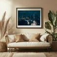thumbnail image 3 of Houston Skyline 05 - Houston Texas Photography Cityscape Nightlife Skyline Architecture Bridge Modern Art Black Framed Wall Art Print 5 x 7 inches, 3 of 4