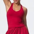 thumbnail image 5 of ZyeKqe Workout Tank Tops for Women Summer Going out Crop Tops Halter Backless Sleeveless Gym Athletic Yoga Shirts, 5 of 5