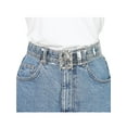 thumbnail image 4 of INSPIRE CHIC Ladies Grommet Clear Waist Belts for Jeans Transparent Belts Pin Buckle, 4 of 4