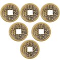 thumbnail image 3 of 6pcs Brass Chinese Luck Coins DIY Accessories for Knot Making, Feng Shui Copper Coins for Success, Glossy Finish for Home Decor, 3 of 5