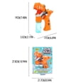 thumbnail image 3 of XFGOU Toys and Hobbies 120ml Dinosaur Bubble Machine Toys Bubble Machine Bubble Stick Light Music Bubble Stick Summer Electric Fire Extinguisher Automatic Bubble Blowing Toys Bable Toy, 3 of 7