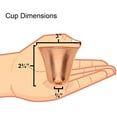 thumbnail image 4 of Marrgon Copper Rain Chain - Bell - 8.5', 4 of 8