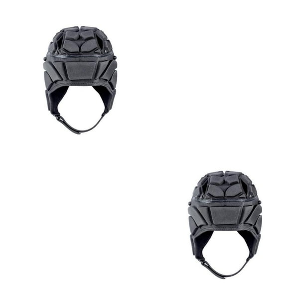 Greeniant Cascos de fútbol de esponja para deportes Unisex, cascos de protección anticolisión reciclados, accesorios de protección para la cabeza Negro L 2piezas Greeniant CBP212948