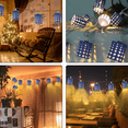 thumbnail image 5 of Afirst Decorative Light String, 10 Bulbs Blue Plastic Hollow Lampshade Waterproof Fairy String Light, 5 of 13