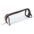 thumbnail image 2 of Tartan + Twine Basics Rose Gold Zipper Clear Pencil Case, 2 of 5
