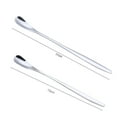 thumbnail image 5 of Ice Cream Spoon, Long Handle Iced Tea Spoon, Coffee Spoon, Stainless Steel Dessert Spoon Square Head Mixing Stirring Square Spoons for Cocktail Dessert Milkshake Ice Tea, 5 of 8