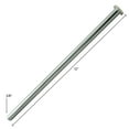 thumbnail image 2 of Westbrass D125-07 1/2" x 12" Brass Flat Head Toilet Riser Supply Line, Satin Nickel, 2 of 5