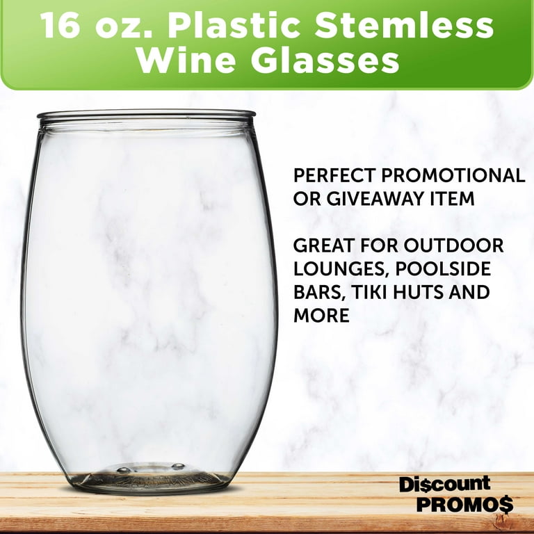 Custom promotional stemless wine tumbler