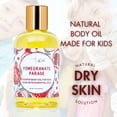 thumbnail image 2 of Pomegranate Parade Kids Natural Body Oil – Gentle Hydration & Soothing Care, 4 oz by LatherGreen, 2 of 11