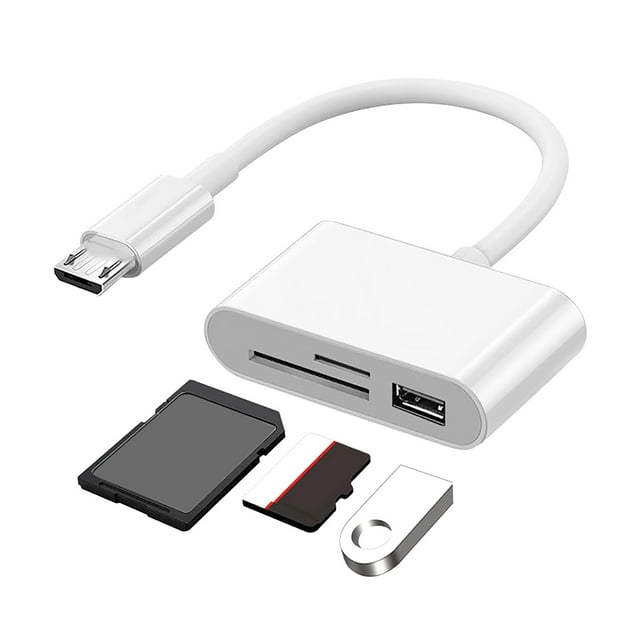 Micro Card Reader Type C Android Mobile Computer Multi Function Otg2.0 Sd/Tf U Disk
