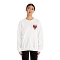 thumbnail image 5 of Small Red Heart Sweatshirt, Floral Red Heart Sweatshirt, Floral Love Sweatshirt, Valentine's Day Sweatshirt, Heart Floral Sweatshirt 104, 5 of 24