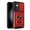 Red, variant on Xilaimitoo for Samsung Galaxy A25 5G Case, Samsung A 25 Phone Case, Heavy Duty Shockproof Case with Slide Camera Cover & Magnetic Rotatable Ring Kickstand Case for A 25, Black