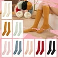 thumbnail image 2 of Vinsonshop Slipper Socks Fuzzy Socks Long Socks for Women Knee High Socks Warm Winter Socks for Women Anti Slip Socks for Women Boot Socks for Women Multi-color One Size, 2 of 9