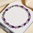 thumbnail image 5 of 1pc Unisex Sparkling Alloy Bracelet with Multicolor Beads - Fashionable Wedding Engagement Bridal Jewelry Gift, No Magnetic Durable Design for Parties & Special Occasions,Champagne, 5 of 9