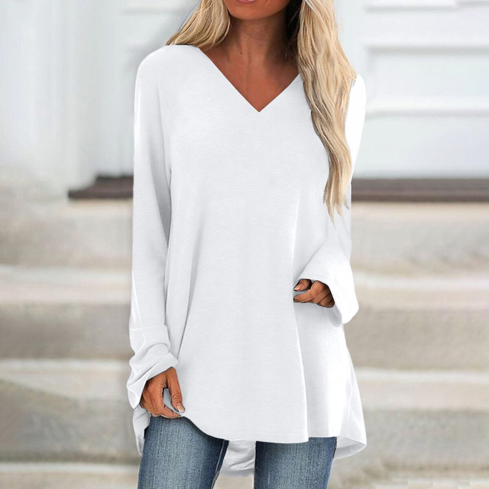 white tops and tunics