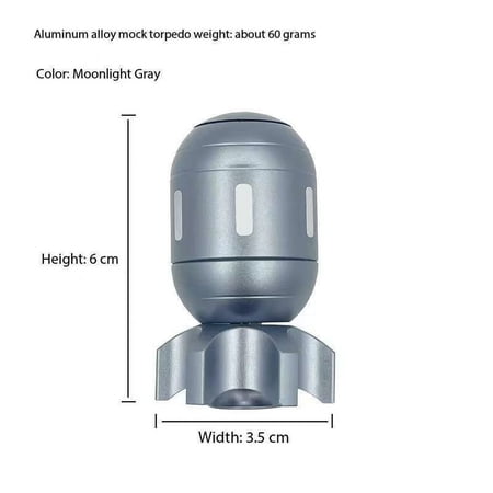 2025 latest Fidget Toys Adults, Cool Gadgets for Kids, ADHD Stress Relief EDC Finger Spinning Toy, Brass Atomic Bomb Sculpture Office Home Decor grey